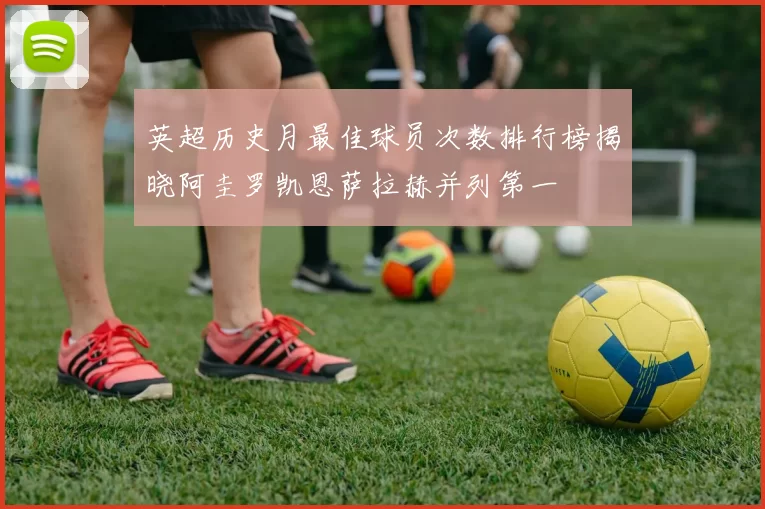 英超历史月最佳球员次数排行榜揭晓阿圭罗凯恩萨拉赫并列第一